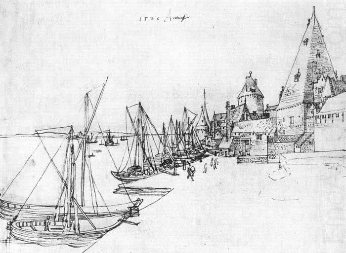 Antwerp Harbour, Albrecht Durer